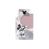 George Home reversible pink single duvet set with Disney Mickey Mouse (British brand)