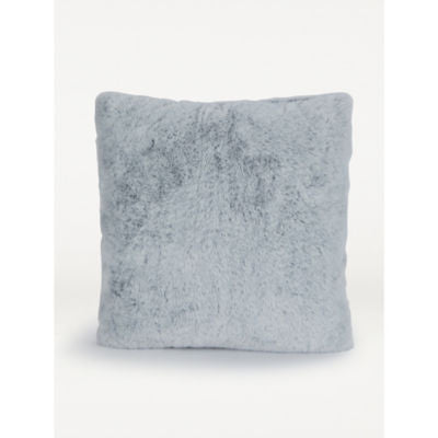 George Home faux fur cushion grey 30x30cm, imported from the UK