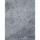 George Home grey faux fur throw 150x170cm (British brand)