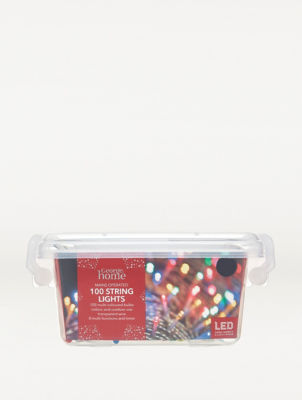 George Home multi-coloured LED string lights 100, imported from the UK