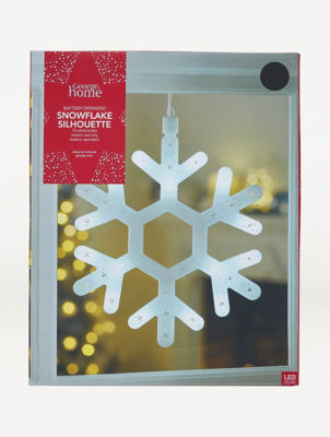 George Home snowflake silhouette light - British product