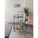 George Home Black Drinks Trolley GOODS ASDA   