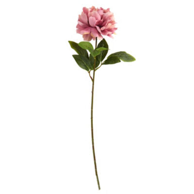 George Home single faux peony stem pink 70cm, UK version