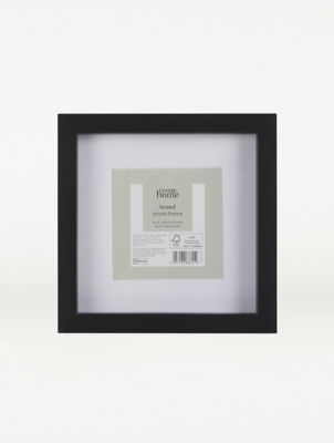 ASDA George Home Black Square Boxed Frame Photo Frame 6x6 Inch- Buy online at McGrocer