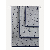George Home large navy moon and stars bath sheet (British brand)