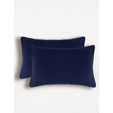 George Home Navy Brushed Cotton Pillowcase Pair GOODS ASDA   