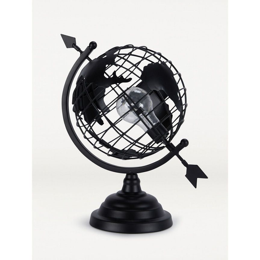 George Home Black Globe Light