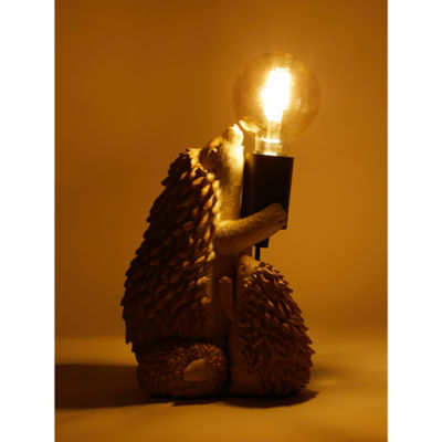 George Home natural hedgehog table lamp, UK version