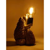 George Home natural hedgehog table lamp, UK version