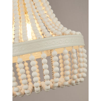 George Home beaded plastic light shade 30cm, UK version