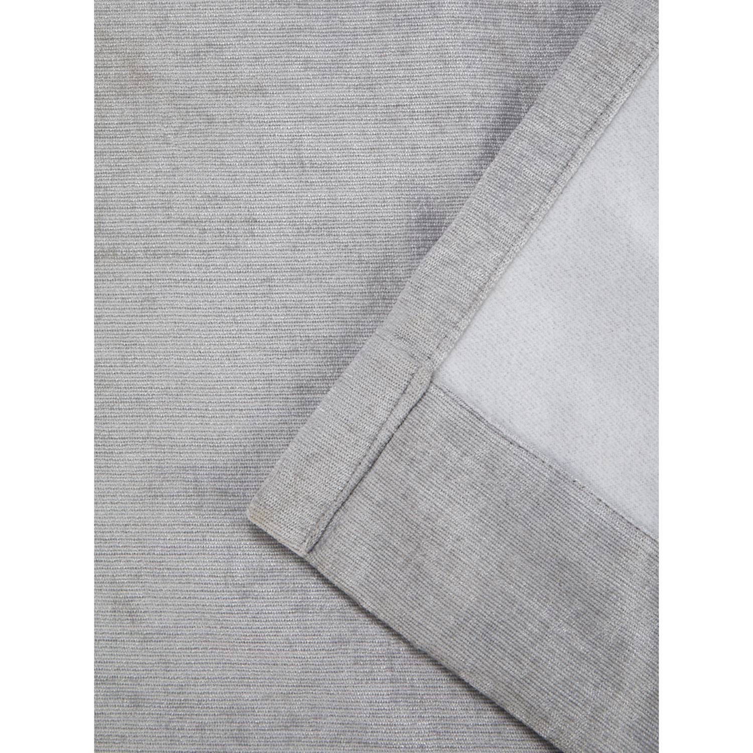 George Home grey chenille thermal eyelet curtains, imported from the UK
