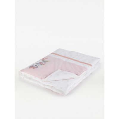 George Home pink Minnie Mouse quilt 100x120cm, UK version