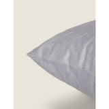 George Home grey velvet embroidered geo cushion 45x45cm, imported from the UK
