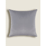 George Home grey velvet embroidered geo cushion 45x45cm, imported from the UK