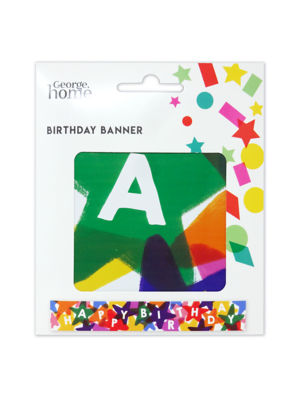 ASDA George Home Bannière - Décoration d'Anniversaire Britannique en Ligne - McGrocer- Acheter en ligne chez McGrocer