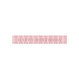George Home rose gold happy birthday banner 2.6m, UK version
