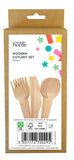 George Home Wooden Cutlery Set GOODS ASDA   