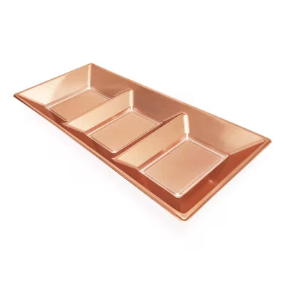 ASDA George Home Rose Gold Snack Tray Tableware 2pk- Buy online at McGrocer