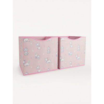 George Home pink Disney Aristocats Marie storage box set of 2, imported from the UK