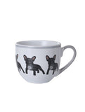 Frenchie Dog single stoneware mug, imported from the UK