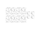 George Home marble placemat and coaster set, UK version