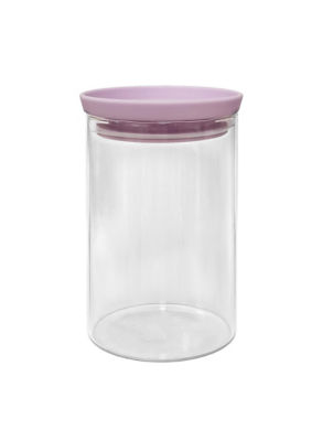 DM-101744 lilac glass canister 950ml - British product