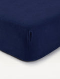 George Home navy fitted sheet super king, UK version