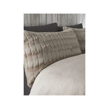 George Home faux fur reversible duvet set, UK version