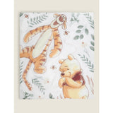 George Home Winnie the Pooh Meadow Garden cot quilt 100x120cm - British product