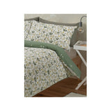 George Home green reversible duvet cover set king, imported from the UK