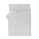 George Home reversible duvet cover set grey sausage dog king, UK version