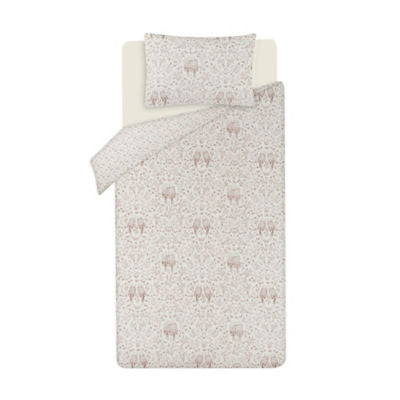 George Home beige reversible duvet cover set single - British product