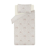 George Home beige reversible duvet cover set single - British product
