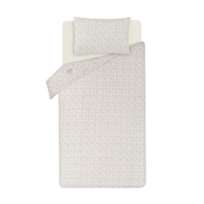 George Home beige reversible duvet cover set single - British product
