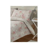 George Home cream floral reversible duvet cover set double, UK version