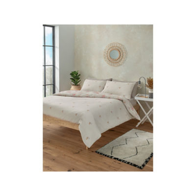George Home cream floral bouquet reversible duvet cover set king - British product