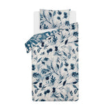 George Home reversible duvet cover set blue soft branches single (British brand)