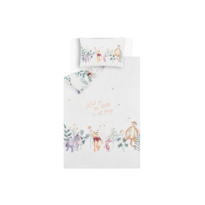 George Home Winnie The Pooh Meadow Garden Panel duvet cover set single - British product