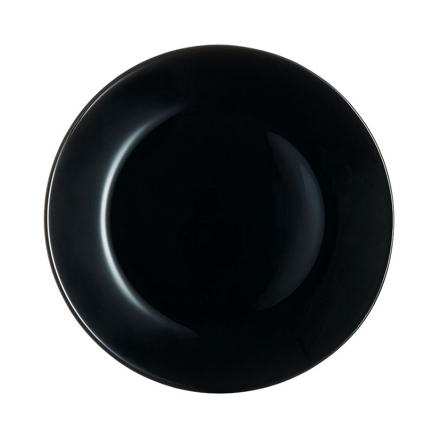 George Home Black Glass Dinner Plate GOODS ASDA   