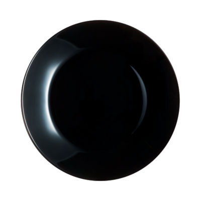 George Home black glass side plate 18.5cm - British product