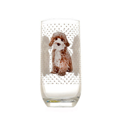 George Home Cockerpoo Hiball Highball Glass
