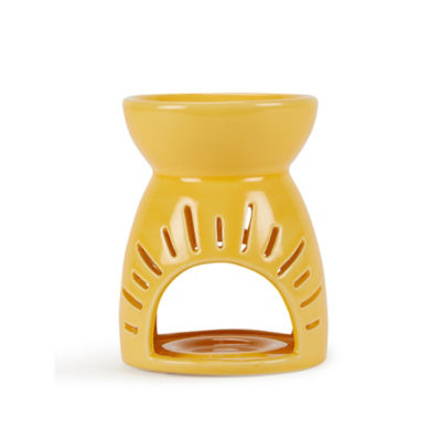 Oil burner sunshine shape ceramic 13cm, imported from the UK