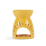 Oil burner sunshine shape ceramic 13cm, imported from the UK