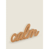 George Home Cork Calm Sign 30cm cork home decor - British product