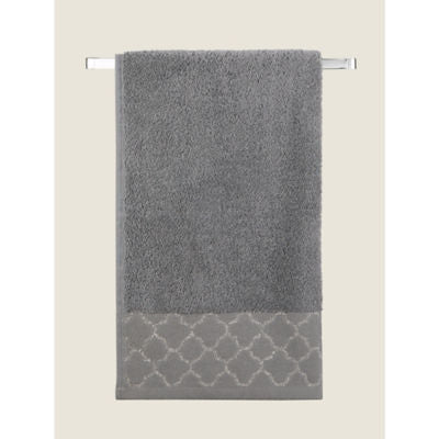 George Home hand towel grey lurex small, UK version