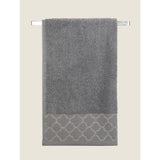 George Home hand towel grey lurex small, UK version