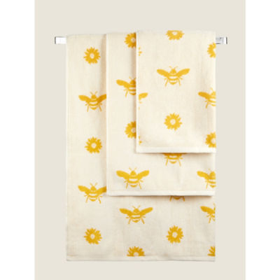 George Home small bee and daisy hand towel, UK version