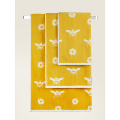 George Home large bee and daisy bath sheet, UK version