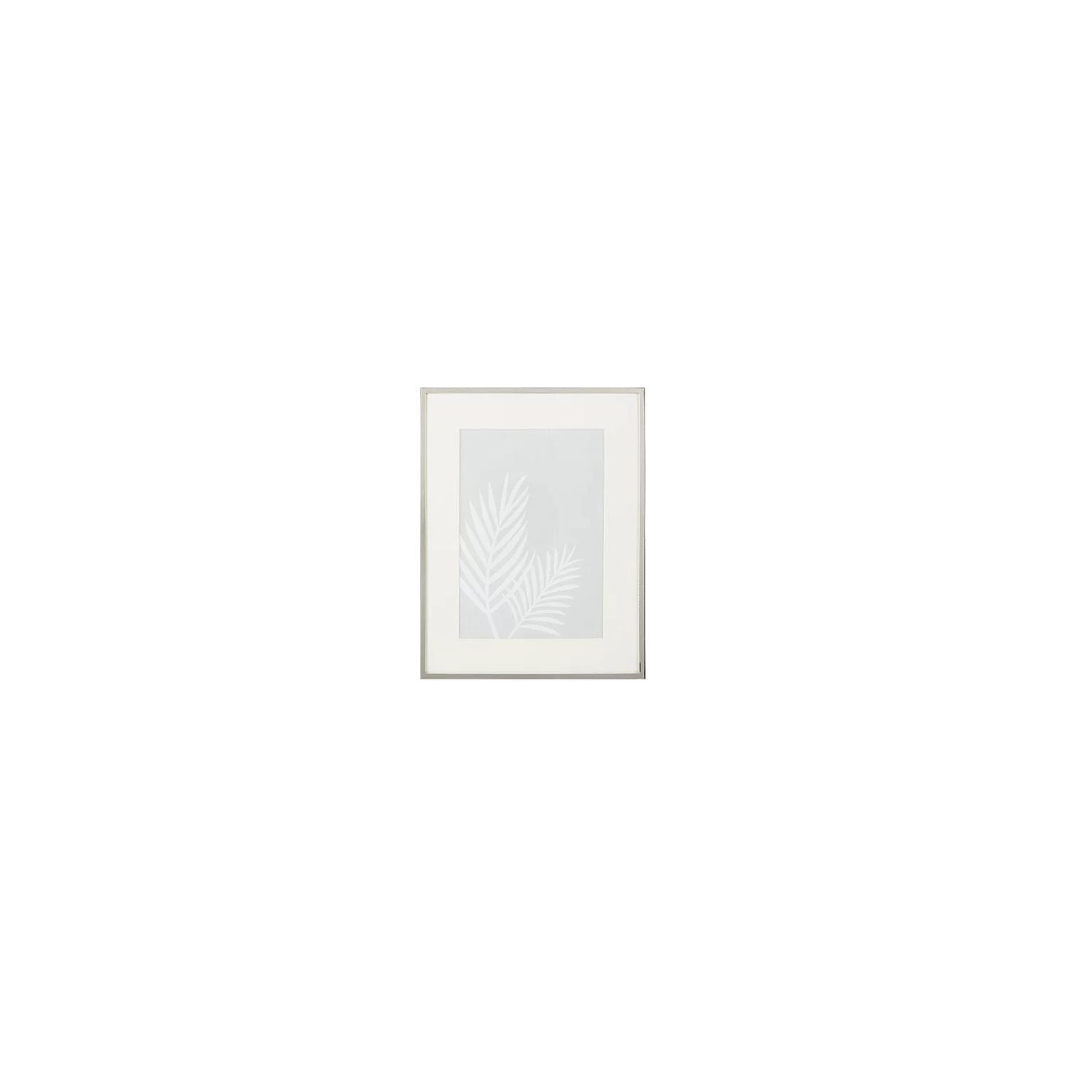 George Home slim silver photo frame for 10x8 prints, UK version