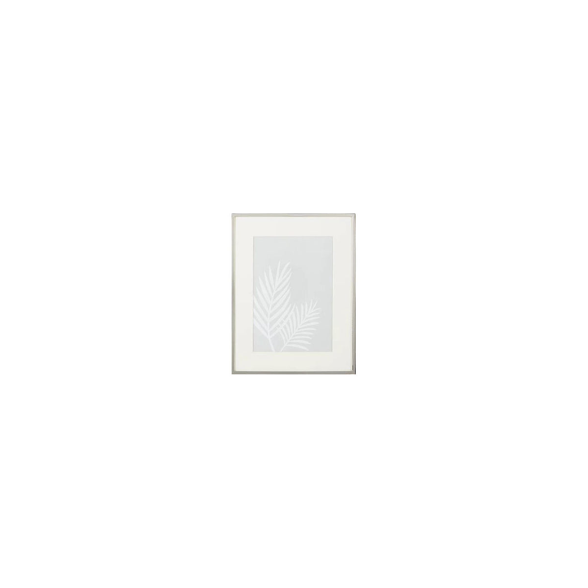 George Home slim silver photo frame for 10x8 prints, UK version